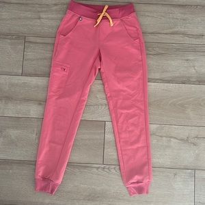 Figs pink scrub pants